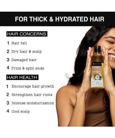 Soulflower Organic Cold Pressed Extra Virgin Coconut Oil - 6.77 fl oz | 100% Pure Natural Carrier Oil for Skin, Hair, and Face | Moisturizing with Essential Oils - Buy Online on GoSupps.com