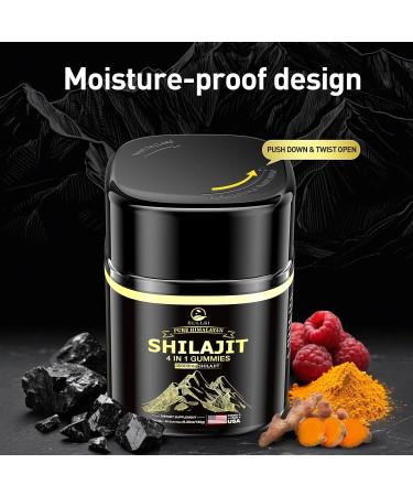 Eullsi Pure Shilajit Gummies for Men & Women Organic Ashwagandha Gummies 85+ Trace Minerals & 75% Fulvic Acid for Energy Stamina & Immune Support Vegan Non-GMO 60 Count - Buy Online on GoSupps.com