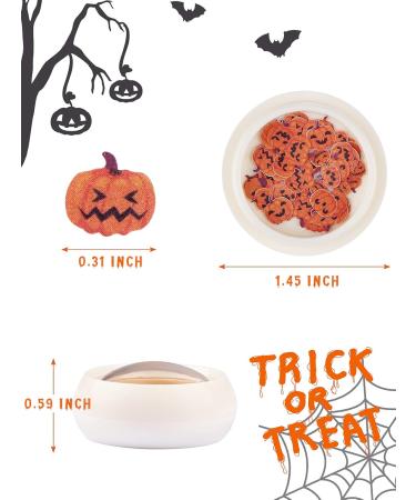 Kalolary 12 Boxes 3D Halloween Nail Art Sequin Stickers Holographic Halloween Witch Pumpkin Bat Sequins for Acrylic Nails DIY Manicure Sequin for Nail Art Decoration - Buy Online on GoSupps.com