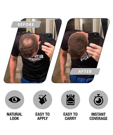 No More Bald Spot Black Hair Building Fibers - Hair Fillers Powder for Thinning Hair Men & Women - Bald Spot Cover Up & Scalp Concealer Powder - Buy Online on GoSupps.com