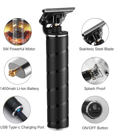 Professional Electric Pro Li Outliner Hair Clippers for Men - Cordless Rechargeable Zero Gapped T Outliner & Baldhead Beard Trimmer with 4 Guide Combs - International Shipping Available - Buy Online on GoSupps.com