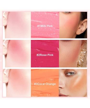2-in-1 Cream Blush Stick: Pink Liquid Blush for Cheeks, Lips & Eyes - Easy to Use Multi Stick Makeup Suitable for All Skin Types - Buy Online on GoSupps.com