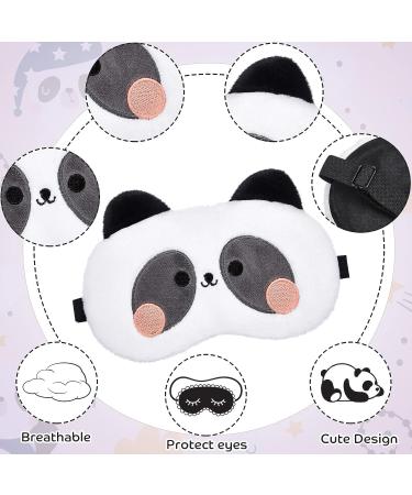 3-Piece Cute Animal Design Sleeping Mask Set for Kids and Adults - Adjustable and Soft Eye Masks for Travel, Pajama Parties - Children's Sleep Mask - Buy Online on GoSupps.com