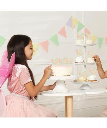 60 Pcs Butterfly Cupcake Toppers Birthday Party Decor 3D Blue Pink Gold Butterfly Cake Topper Picks Decor for Girls Women Birthday Party Baby Shower Wedding Cake Ornaments Party Decoration(blue pink) Colorfurpink - Buy Online on GoSupps.com