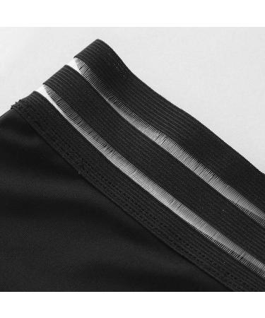 Women's UV Protection Beach Shorts - High Waisted Swimwear Leggings & Trousers | Oversized Black Swim Shorts - Buy Online on GoSupps.com