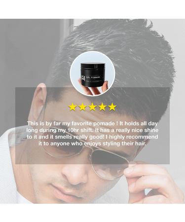 Hair Craft Co. Pomade 2oz - Semi-Matte Medium Hold Gel for Men - Barber Approved, Water Soluble, Boss Scented - Buy Online on GoSupps.com