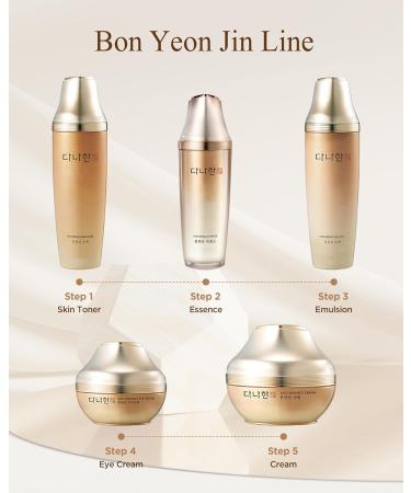 DANAHAN Bon Yeon Jin Red Ginseng Toner for Dry Skin Non-Sticky Patented Saponin + 7 Hanbang Herbs Alcohol Free Large Size 5.41 fl.oz Anti-Aging Firming for Women Men Elasticity Support - Buy Online on GoSupps.com