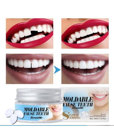 Clawrex Provisional tooth replacement tooth repair granules temporary tooth repair kit dental filling thermal mounting beads 30 g - Buy Online on GoSupps.com