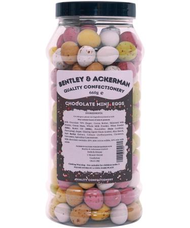 Chocolate Mini Eggs - (660g) Original Mini Eggs in a Gift Jar by Bentley & Ackerman's Sweet Shop. - Buy Online on GoSupps.com
