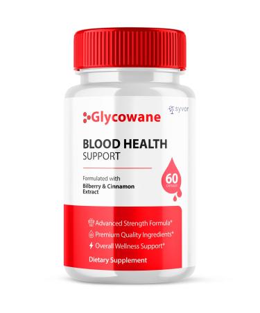 Glycowane Capsules Official Glycowan Blood Support Pills with All Natural Ingredients Advanced Formula Glycowane Blood Supplement with Maximum Strength Vitamins for Women and Men (60 Capsules)