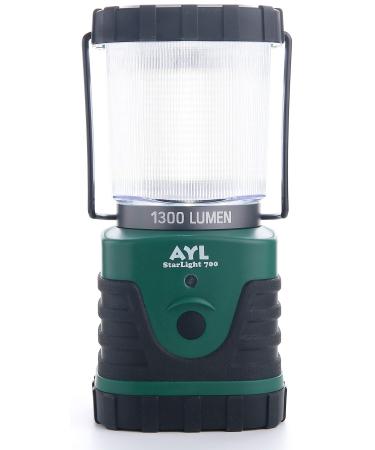 AYL Starlight 700 - Water Resistant - Shock Proof - Long Lasting Up to 6 Days Straight - 1300 Lumens Ultra Bright LED Lantern - Perfect Lantern for Hiking, Camping, Emergencies, Hurricanes, Outages 1300 Lumens 1