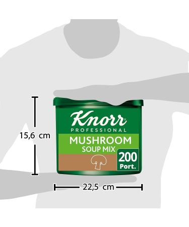 Knorr Professional Mushroom Soup Mix 200 Portions - 2.21 kg (Pack of 1) - Buy Online on GoSupps.com