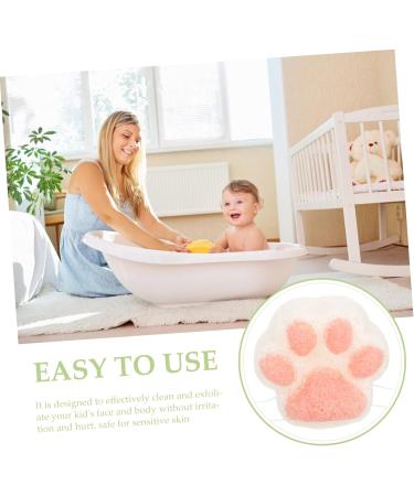 IWOWHERO Baby Facial Cleanser Body Bath Sponge sponges for Bathing Baby Powder Talc- Foam Sponge Bath Shower sponges for Cleaning face Cleansing Pads Powder Puff loofah Toddler - Buy Online on GoSupps.com