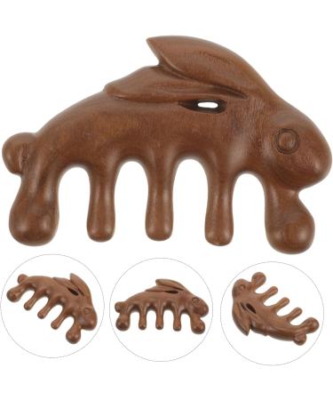 Hoement Wooden Massage Comb - Practical Body Acupuncture & Thai Massager Tool for Relaxation - Buy Online on GoSupps.com