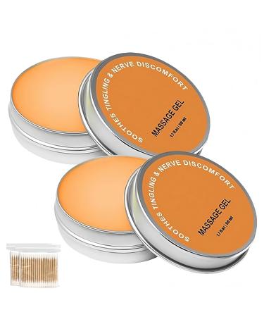 Natural nerve cream & joint balm soothing joint cream for hands feet and body analgesic and soothing massage suitable for all skin types 50 g 2 pieces