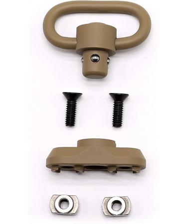 GOODTAC QD Sling Mount & Swivel Adapter - 1.25 Inch M-Lok Rail Attachment - Tan Color for International Shipping - Buy Online on GoSupps.com