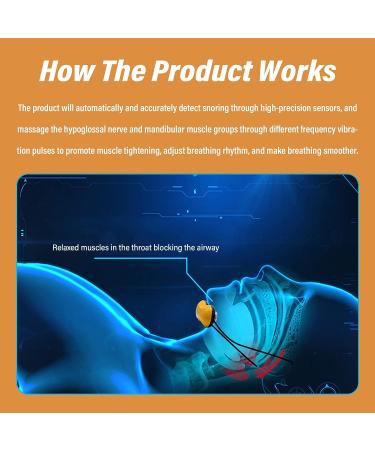 Smart Throat Anti Snoring Device - USB Rechargeable Electric Snore Stopper for Better Night Sleep - Grey, 48mm x 22mm x 16.7mm - Buy Online on GoSupps.com