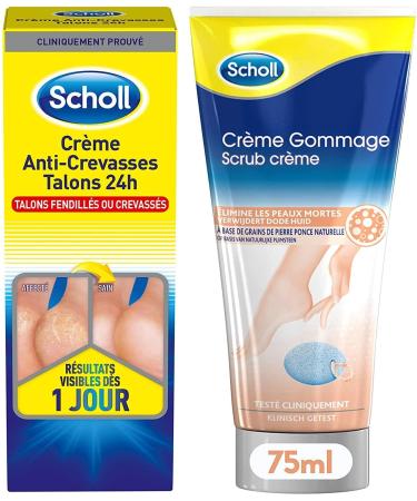 Scholl Cream against cracks & foot cream (cream + peeling cream) Crevasse + peeling cream