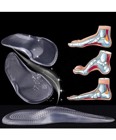 Orthopedic Silicone Insoles for Flat Feet | Pain Relief & Support for Men & Women - Buy Online on GoSupps.com