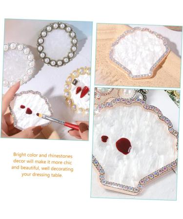  HAPINARY Resin Nail Polish Display Stand for Nail Art Elegant Decorative Tray for Nail Art - Buy Online on GoSupps.com