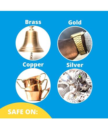 Carbona Silver Wipes - Metal Cleaner & Polish | 12 Wipes, 2 Pack - Buy Online on GoSupps.com