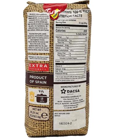 Bomba Rice for Paella (1000g) - Buy Online on GoSupps.com