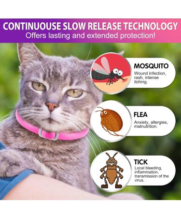 Flea & Tick Collar for Cats - Waterproof Adjustable 24-Month Protection | International Shipping - Buy Online on GoSupps.com