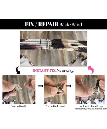 Swimsuit Bra Replacement Hooks - Metal Pin Hooks (2 Pack) | Pin Straps - Buy Online on GoSupps.com