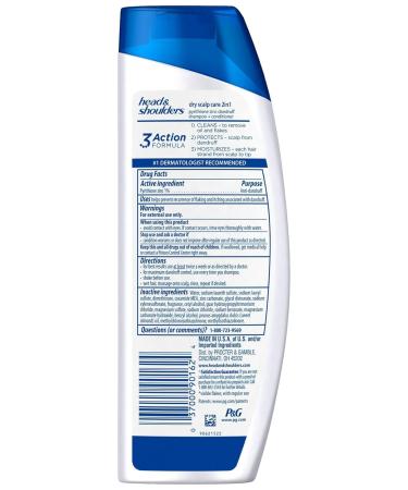 Head & Shoulders Dry Scalp Care 2-in-1 Dandruff Shampoo + Conditioner with Almond Oil - 8.45 oz | International Shipping Available - Buy Online on GoSupps.com
