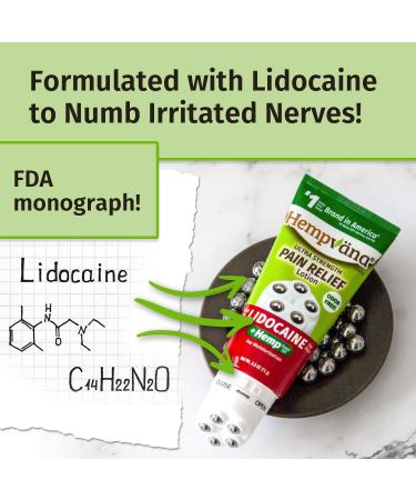 Hempvana Rollerball Lidocaine with Hemp Seed Oil 2.5oz - Target & Desensitize Nerves - Mess-Free Application - As Seen on TV - Buy Online on GoSupps.com