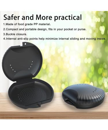 JJOVCE 2PCS Retainer Cases - Orthodontic Mouthguard & Dental Aligners Case (Multicolor) | Durable & Stylish Storage for Clear Retainers - Buy Online on GoSupps.com