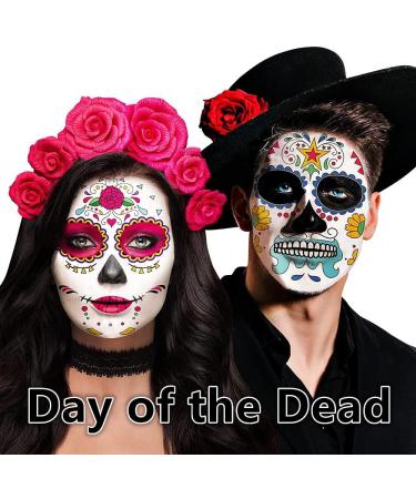Go Ho White Face Paint 0.88 oz - Safe Water Based Halloween Makeup for Adults & Children - Ideal for Vampire, Skeleton, Clown, Joker SFX Cosplay Costumes - 25g - Buy Online on GoSupps.com