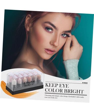 MUSISALY 1box 12 Shadow Box Makeup Eyeshadow Matte Eyeshadow Gradient Eyeshadow Pen Make up Plastic - Buy Online on GoSupps.com