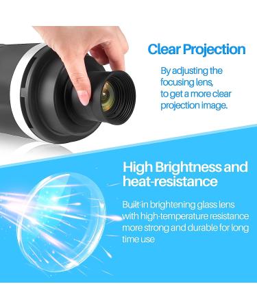 WELLMAKING S-90L Optical Snoot with Lens Condenser Bowens Mount - Portable and Lightweight Light Control Device for LED Continuous Lights - Ideal for Indoor/Outdoor Photography - Buy Online on GoSupps.com