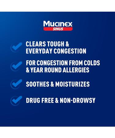 Mucinex Sinus Clear & Cool Saline Nasal Spray & Sinus Rinse with Aloe & Menthol Drug-Free Non-Drowsy Nasal Irrigation with 2-in-1 Jet + Mist Spray Nozzle for Cold & Allergy Season 4.5 oz 4.5 Ounce (Pack of 1) - Buy Online on GoSupps.com