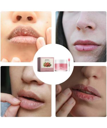 Lip Sleeping Masks Lip Sleep Masks Overnight Anti-Chapped Lip Skincare Lip Oils Fruity Scent Lip Skin Care Lip Cream for Dry Chapped Peeling Cracked Lips Fades Lip Lines Lip Balm for Moisture berry - Buy Online on GoSupps.com