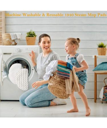 6 Pack Replacement Steam Mop Pads for Bissell Powerfresh 1940 Series - Washable Cleaning Pads for Model 19402 19404 19408 19409 - Compatible with 1806 2075 Series - B0006 B0017 - Buy Online on GoSupps.com