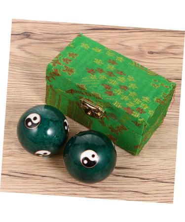 Fomiyes Chinese Massage Balls - Spiky Hand Exercise & Health Balls for Relaxation | International Shipping - Buy Online on GoSupps.com