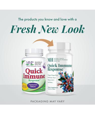 MICHAEL'S Health Naturopathic Programs Quick Immune Response - 90 Vegetarian Tablets - Immune System Support - with Vitamin A Vitamin C & Zinc - 30 Servings - Buy Online on GoSupps.com