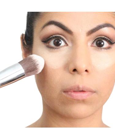 Beauty Junkees Under Eye Concealer Brush - Tapered Kabuki Brush for Concealing, Blending, & Setting | Vegan Synthetic Bristles for Powder, Liquid, & Cream Cosmetics - Buy Online on GoSupps.com