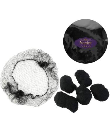 Frcolor 100pcs Reusable Hair Nets Invisible Elastic Edge Mesh Invisible Hairnet Hair Bun Accessories for Women Girls 50CM - Buy Online on GoSupps.com