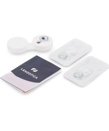 Buy Lenzotica Strong Natural Hazel Contact Lenses - Prescription -2.50 | 3 Monthly Soft Lenses with Container | International Shipping - Buy Online on GoSupps.com