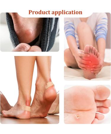 Moleskin Tape Prevents Blisters - 40 Pcs Adhesive Mole Skin Pads for Feet & Heel Shoes - Buy Online on GoSupps.com