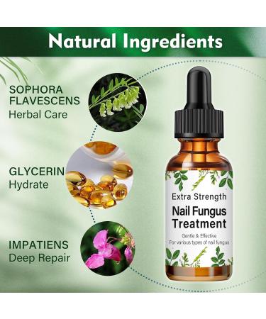 Fungal Nail Treatment 30ML - Extra Strong Solution for Toenails & Fingernails - Restores Healthy Nails - Protects Thick, Broken, and Discolored Nails - Green-1 - Buy Online on GoSupps.com