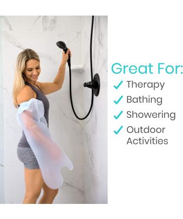 Vive Arm Cast Protector for Shower - Waterproof Bandage Cover | Adult Water Resistant Sleeve for Broken Hand/Wrist - Watertight Protection - Buy Online on GoSupps.com