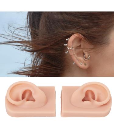 Flexible Reusable Silicone Ear Model (Middle Skin Color) - 1 Pair for Teachers and Salons - Buy Online on GoSupps.com