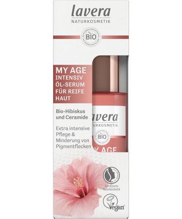lavera MY AGE Oil Serum - Reduces pigment spots - Facial care for mature skin - Moisturizing - Vegan - Natural cosmetics - 30 ml - Buy Online on GoSupps.com