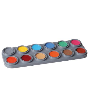 Water Makeup-B palette with 12 colors