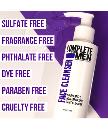 Buy pH Balanced Men's Face Cleanser - Hydrating Daily Wash for Dry Skin | Refreshing & Non-Irritating Skin Care - Buy Online on GoSupps.com