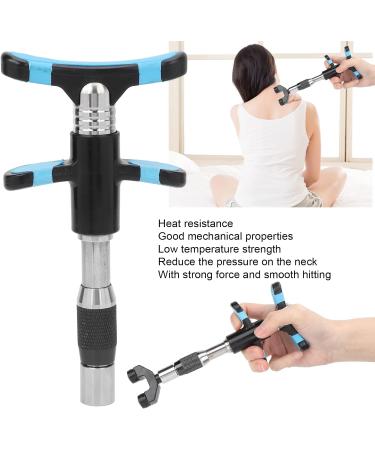 Manual Chiropractic Tool with 10 Gears - Adjustable Chiropractic Adjustment Tool (Black) for Optimal Pain Relief - Buy Online on GoSupps.com